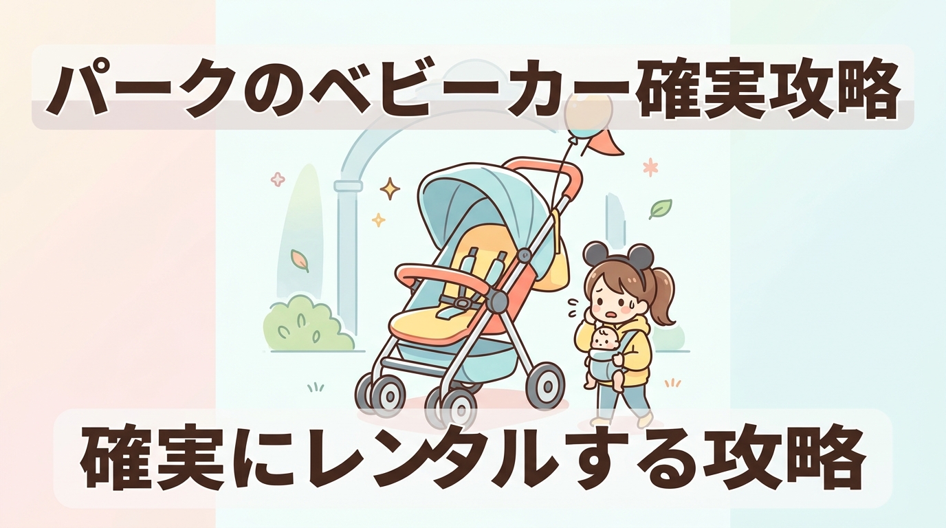 パークのベビーカーを確実にレンタルするコツ
