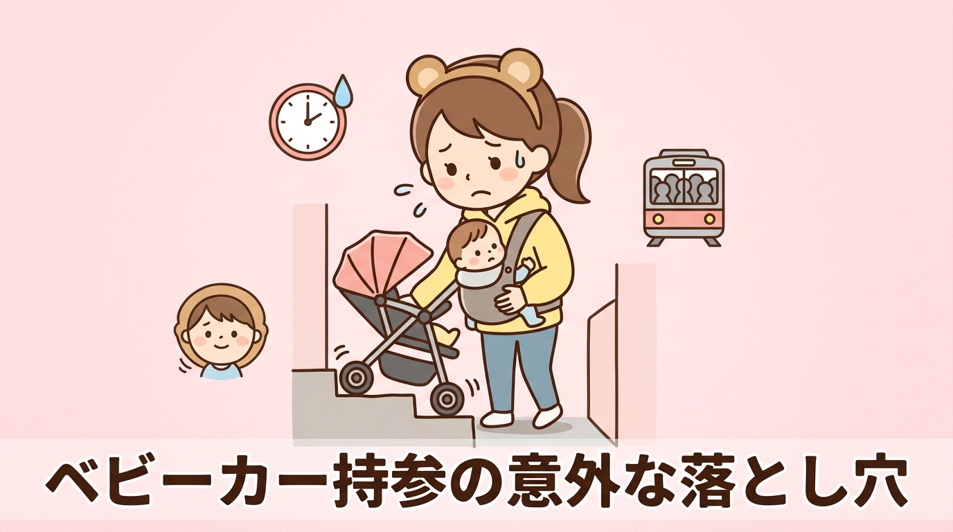 ベビーカーを持参するデメリット