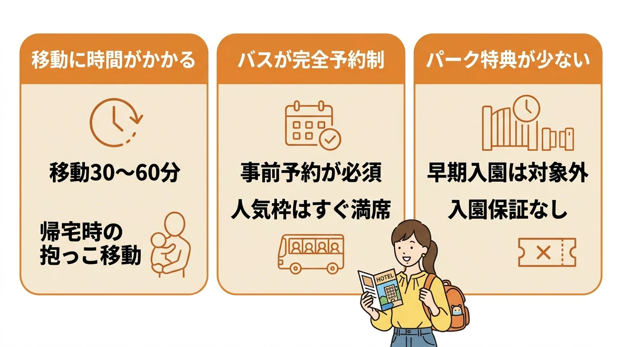 グッドネイバーホテルを利用する子連れのデメリット3つ