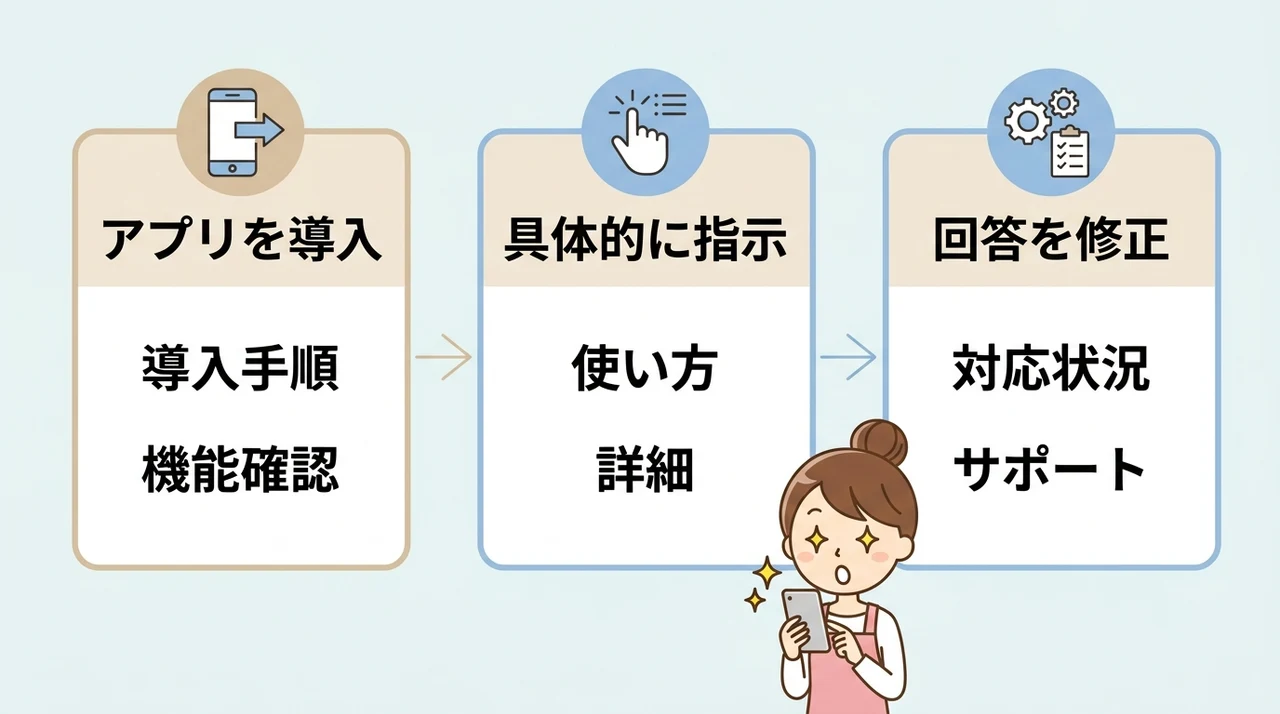 未経験主婦がaiを使いこなす3ステップ