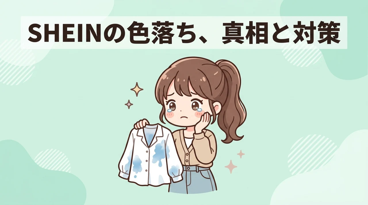 シーインの服は色落ちしやすい？実態と原因