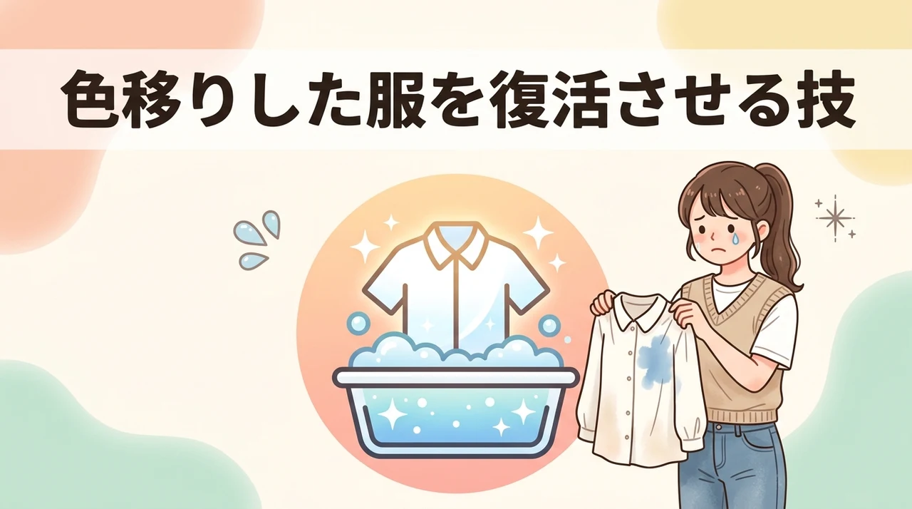 万が一服が色移りした時のリカバリー法