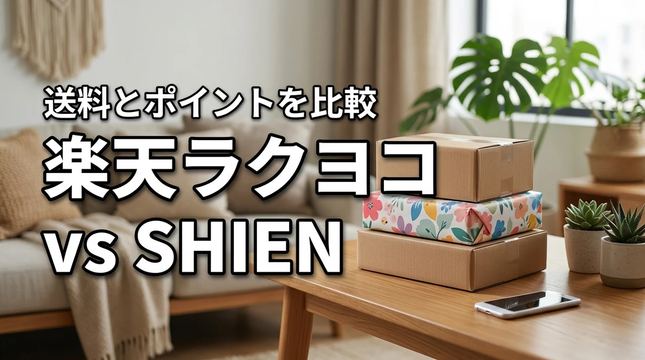 どっちがお得?楽天ラクヨコとSHIENは何が違うかポイントや送料で詳しく比較