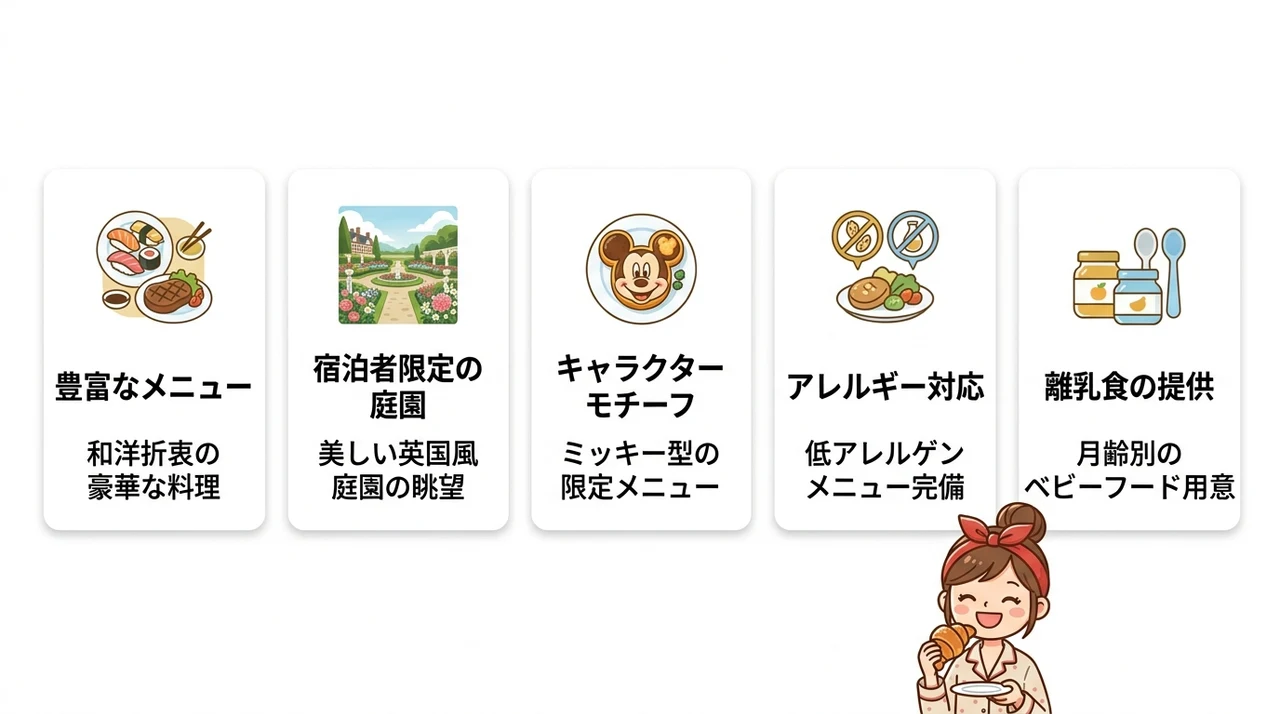 レストランで朝食を食べるメリット5つ